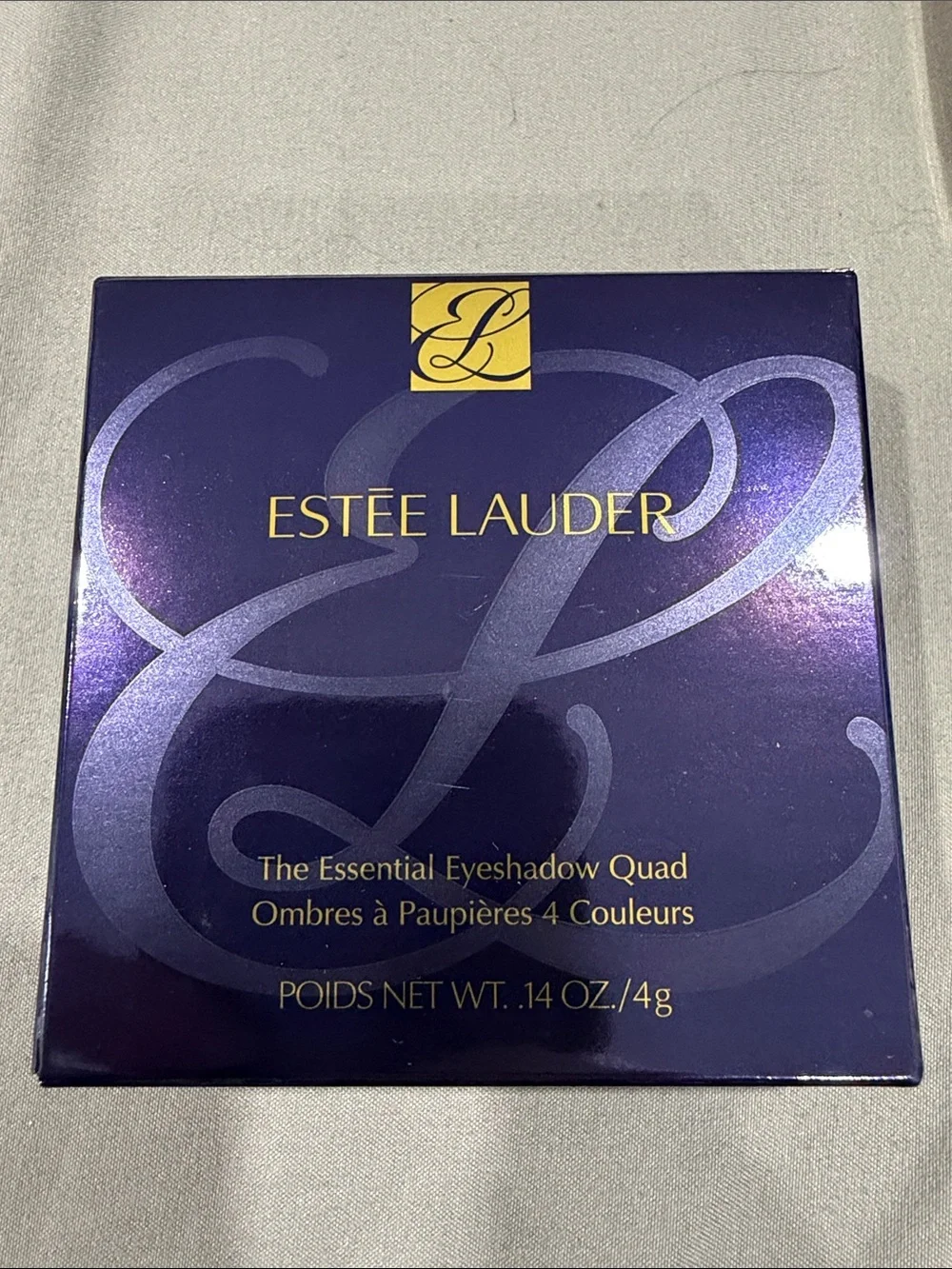 Estée Lauder The Essential Eyeshadow Quad Palette in Happiest Hour Used Once